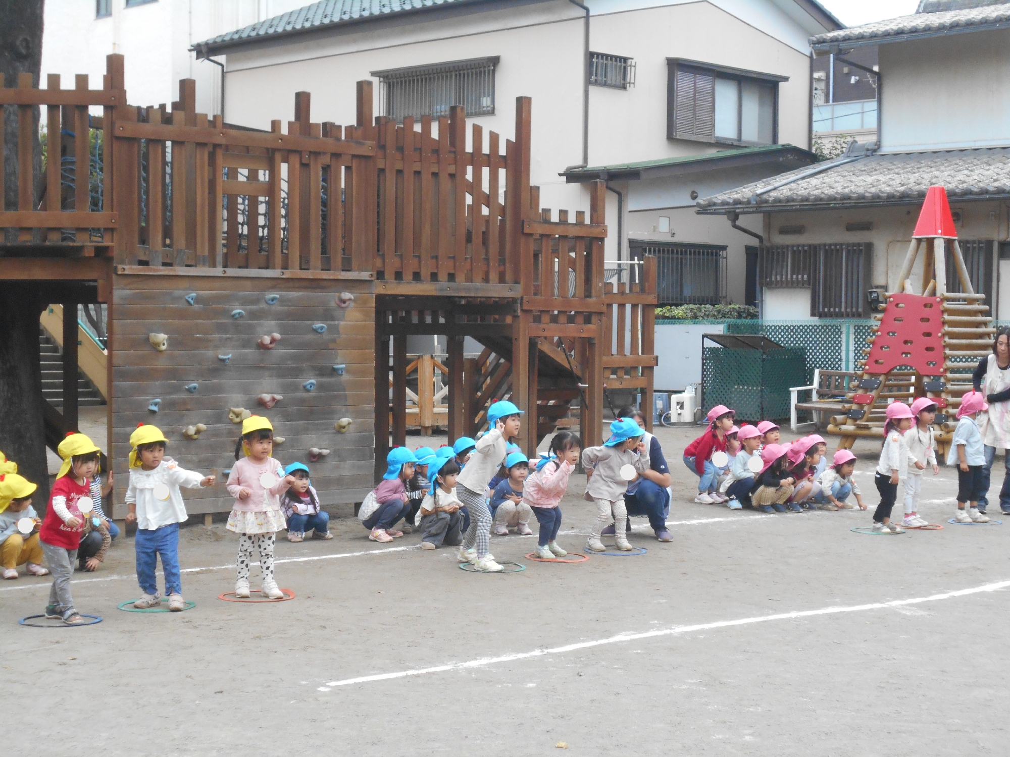 年少組　今日はみんなで…