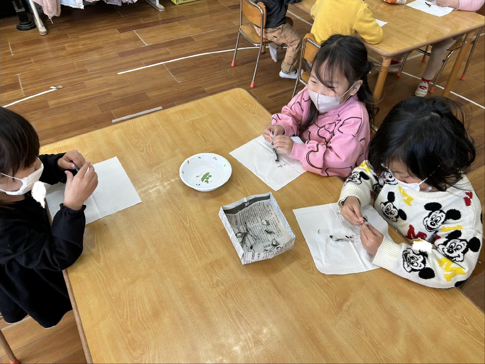 年少組 味噌汁作り